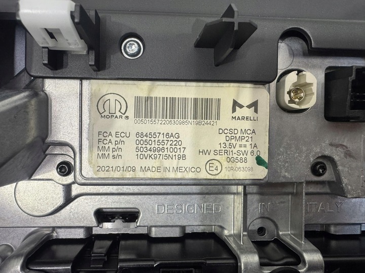 фото №5, Дисплей экран монитор jeep compass ii рестайлинг 68455716ag