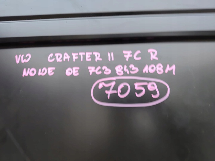 фото №11, Volkswagen crafter ii man tge дверь сдвижные правое новое oem номер 7059
