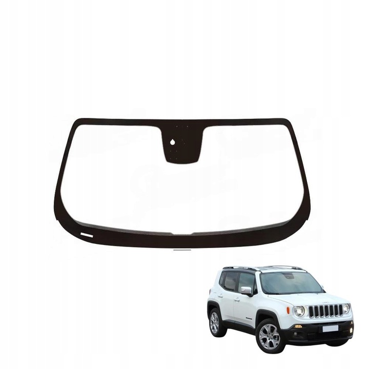 фото №1, Стекло передняя jeep renegade 5d 2014- 68256490aa, 68256 490aa