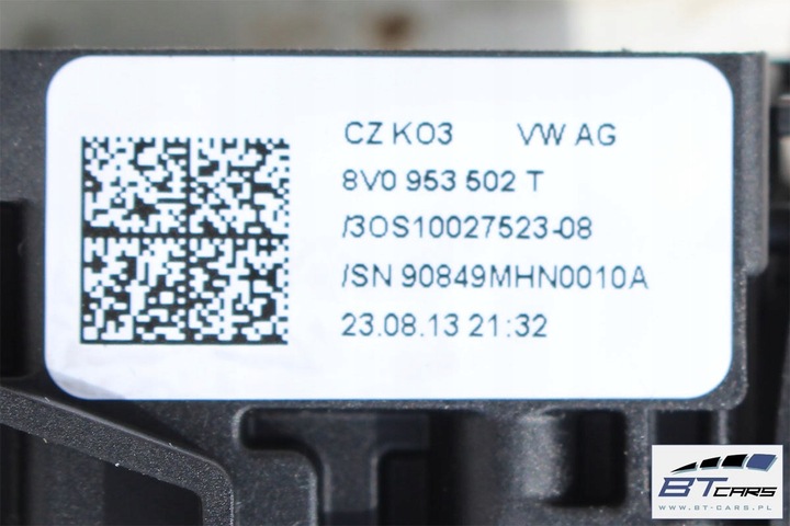 фото №7, Audi a3 підкермові важелі кермовий/підкермовий 8v0953521dt 8v0953 502t 8v0 953 521 dt 8v0 953 502