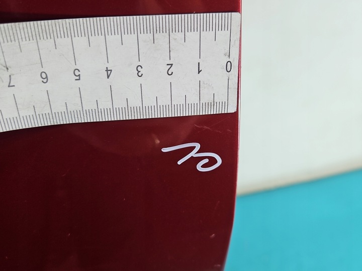 фото №12, Дверь зад левая vw tiguan i 07- hb 5d бордовый la3t