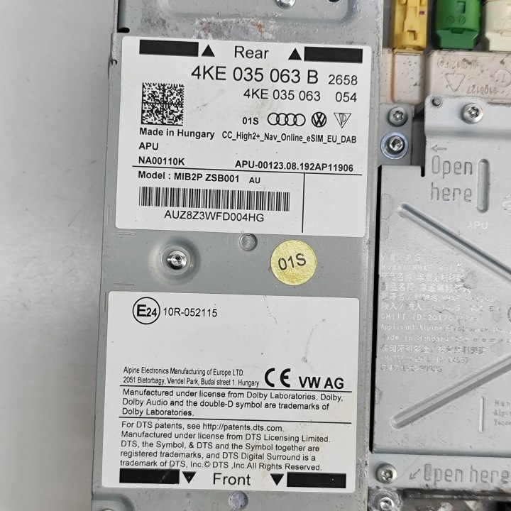 фото №8, Магнитола з магнитола audi e-tron gen 4ke035063 28518731 300kw 2019