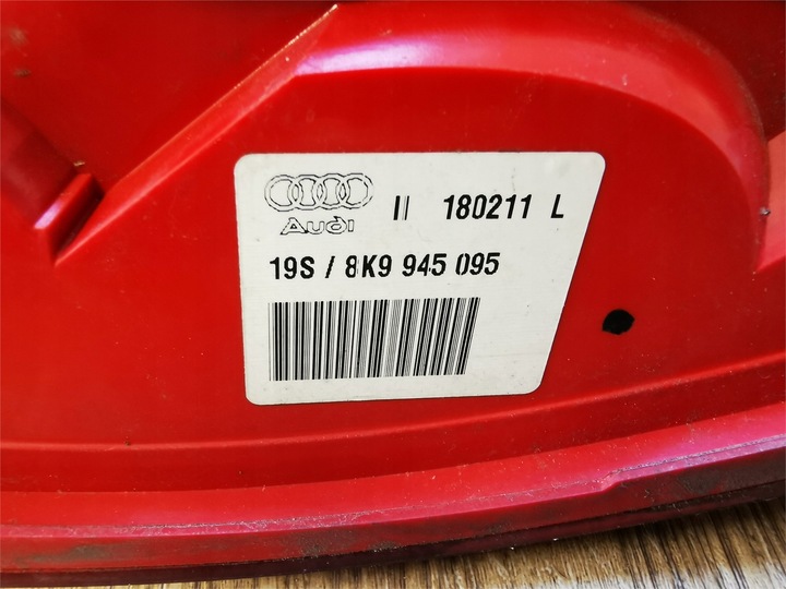 фото №7, Audi a4 b8 07-11 універсал лампа ліва зад демонтаж 8k9945095