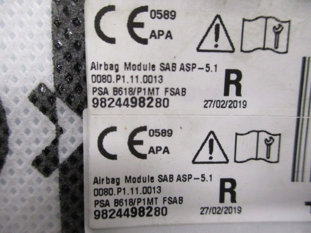 фото №11, C3 aircross шторка air bag подушка сидіння права