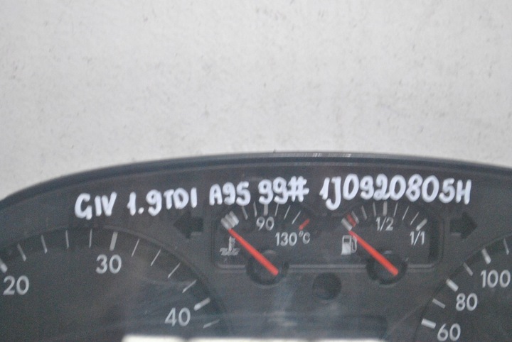 фото №6, Спідометр  прилади vw golf iv 1.9tdi 1j0920805h