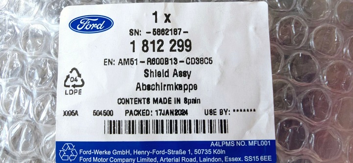 фото №13, Захист сидіння водія ford c-max mk2 2010-2015