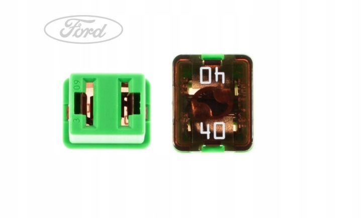 фото №12, Зелёный предохранитель 40amp/58v разные модели ford _ 4780767 _ 7t4t-14a094-da