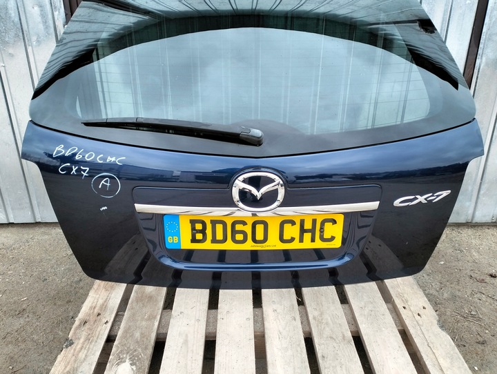 фото №7, Крышка стекло зад mazda cx7 cx-7 рестайлинг годы 2009-2012 цвет 35j