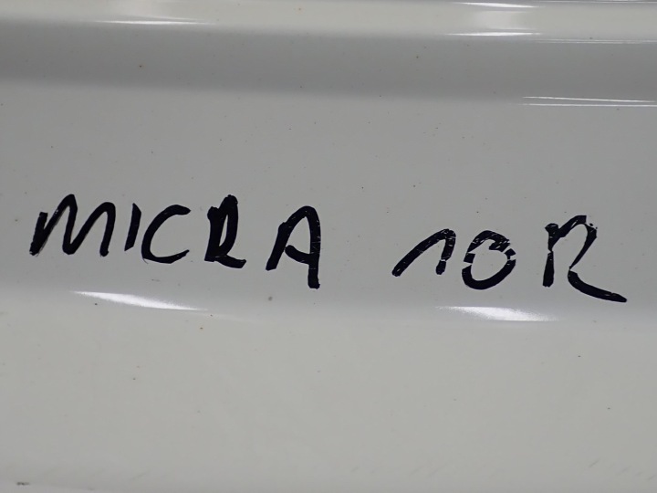 фото №16, Задний бампер комплектный оригинал nissan micra k12 07-10 рестайлинг 85022-bc440