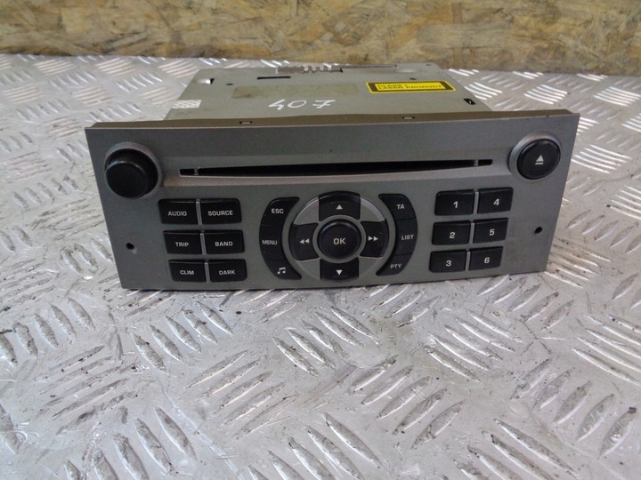 фото №2, Радиопроигрыватель cd peugeot 407 04-