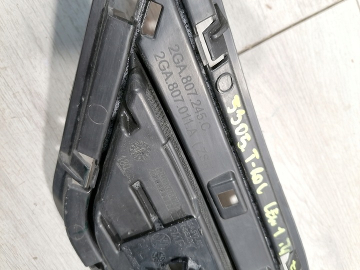 фото №5, T-roc решётка бампер левый зад 2ga807245c