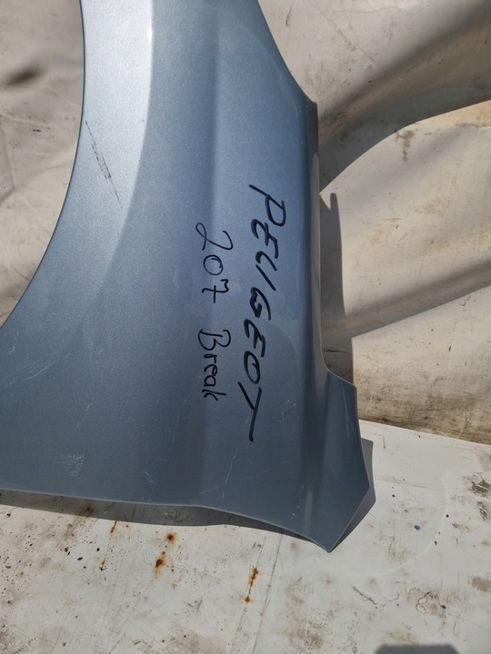 фото №6, Peugeot 207 breat крыло переднее левый перед break