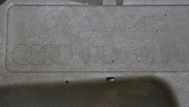 фото №7, Защита верхняя двигателя audi a3 8p рестайлинг 2.0 tdi 03l103925c