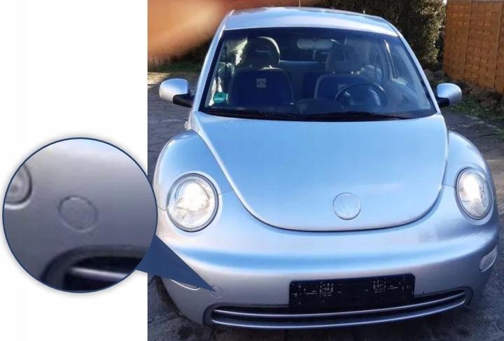 фото №2, Заглушка фаркоп буксирувальний перед vw beetle 9c 1998-2005 1c0807241a