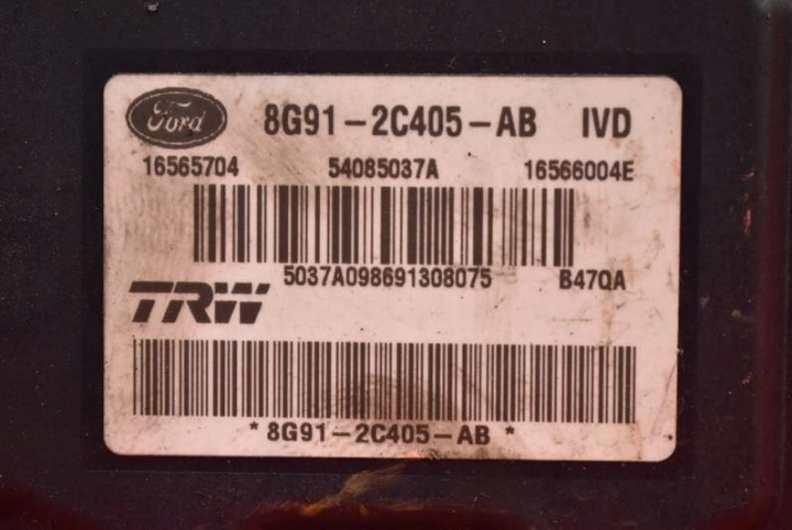 фото №7, Блок управления abs 8g91-2c405-ab ford mondeo mk4 2.0 tdci