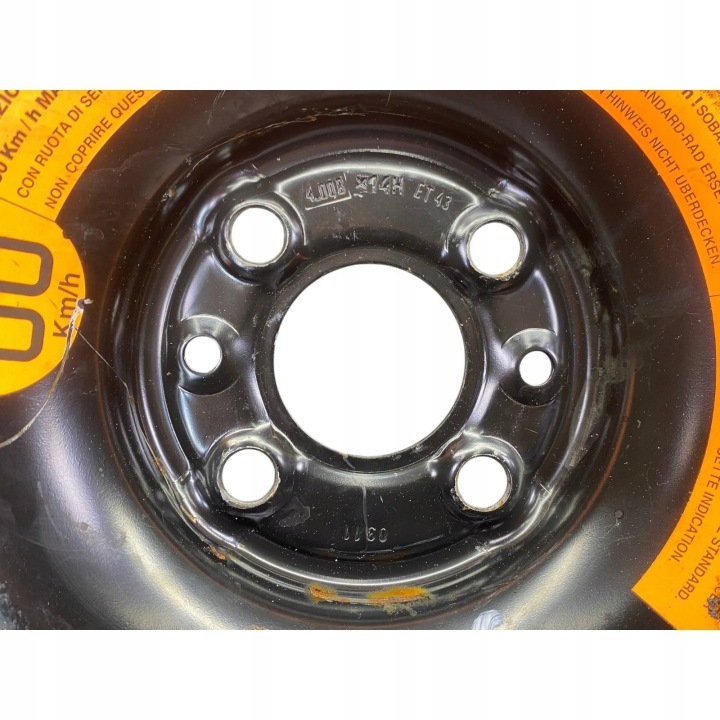 фото №8, Докатне колесо (докатка) lancia musa fiat idea panda punto 135/80r14 4x98 et43