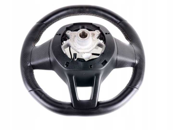 фото №8, Руль кожаный мультифункция renault arkana 19- r. e-tech 484005555r