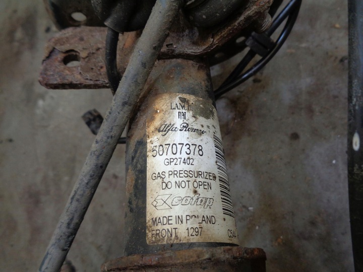 фото №8, Амортизатор mcpherson  поворотный кулак fiat bravo 2 ii 1.4 16v t-jet правые переднее