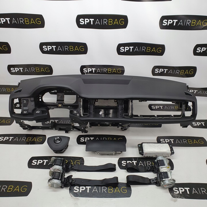 фото №1, Kodiaq панель консоль подушки ремни подушка безопасности