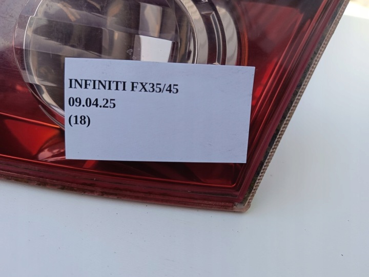 фото №7, Фара w крышка багажника багажника правая зад infiniti fx35 fx45