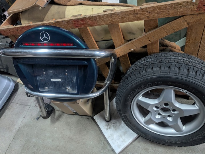 фото №16, Mercedes w163 ml труби обладнання трубами зад задні amg