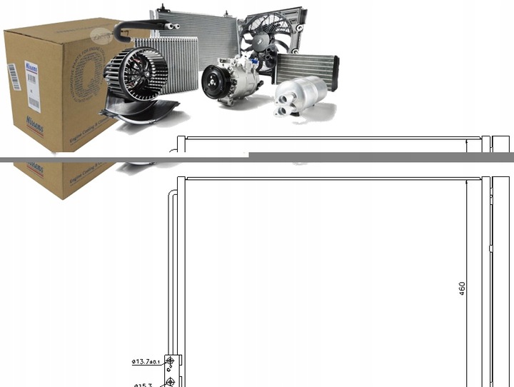 фото №14, Радиаторов кондиционера з осушитель nissens 940110 64509149395