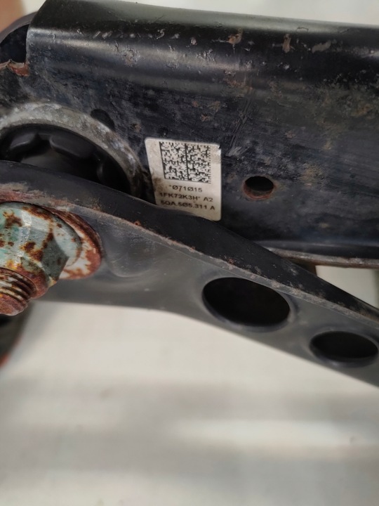 фото №13, Vw touran 5t iii балка підрамник зад підвішування важіль 5qa505315c 5q0505323d