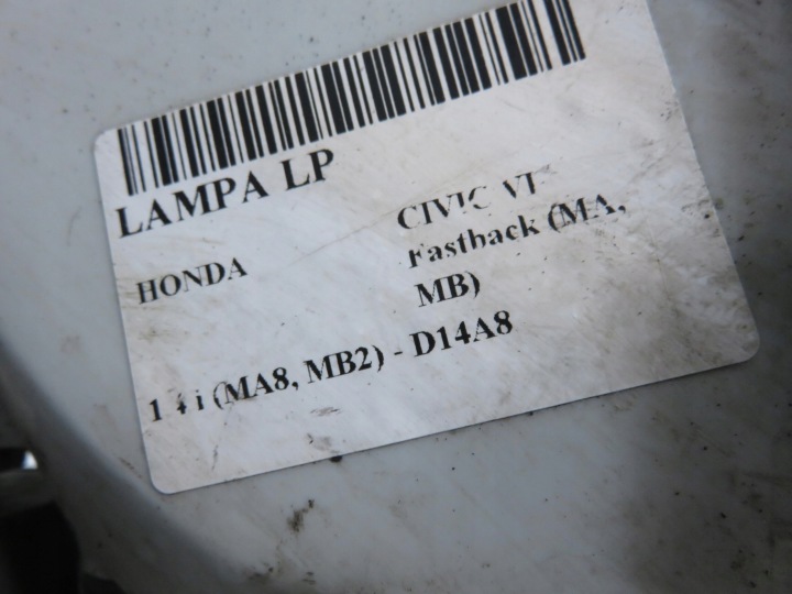 фото №11, Фара левая передняя honda civic vi fastback ma, mb 082171122l