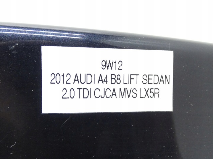 фото №13, Кришка зад задня багажника audi a4 b8 рестайлінг 11-15r sedan lx5r
