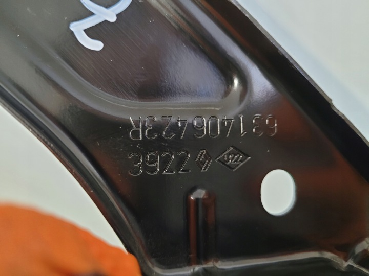 фото №5, Renault megane iv 4 крепление крыльев кронштейн 631409063r оригинал
