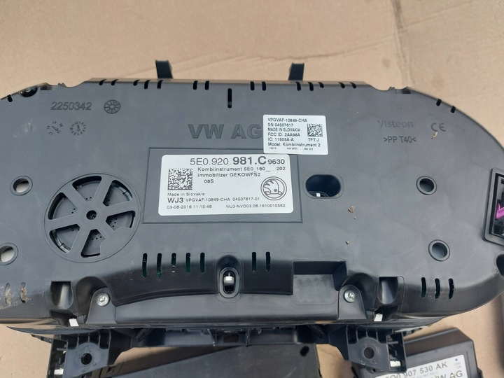 фото №7, Комп'ютер блок керування набір bsi 2.0 tdi crm skoda octavia iii 04l907309r