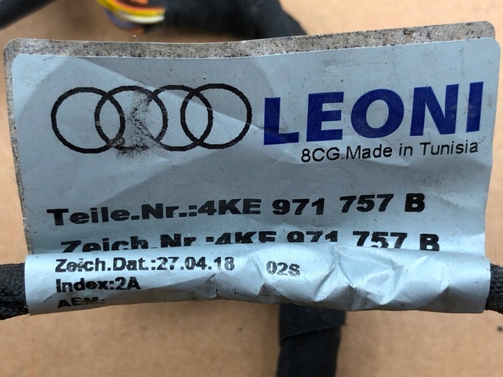 фото №8, Установка джгут акумулятора 4ke971757b audi e-tron 50 55 q8 2019- 4ke