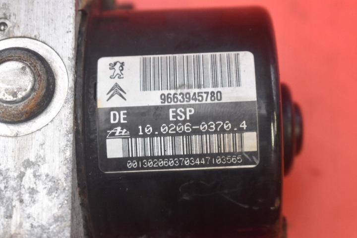 фото №7, Блок управления abs 9663945780 peugeot 207 1 i sw 1.4 vti 95 km 06-09
