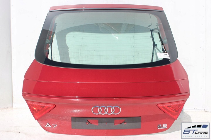 фото №5, Audi a7 комплектний зад бампер + кришка багажника + лампи лампа задній скло 4