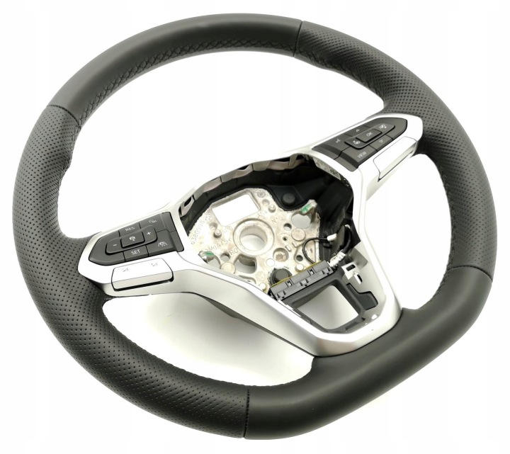 фото №7, Руль многофункциональный чёрная кожа volkswagen passat b8 3g0419089ee