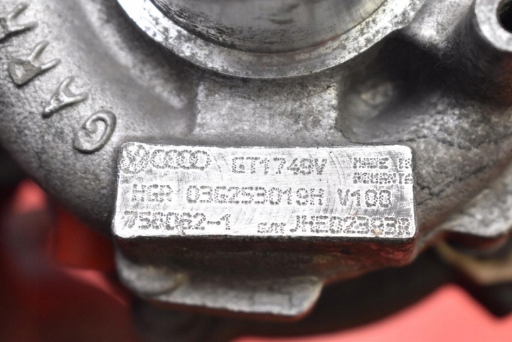 фото №9, Турбонагнітач турбіна 03g253019h mitsubishi grandis 1 i 2.0 дизель з прямим уприскуванням 134 km