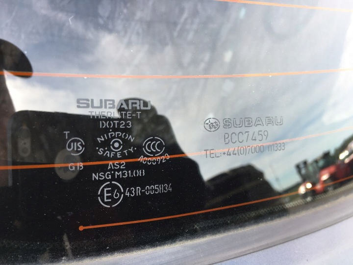 фото №10, Subaru outback 09-14 кришка багажника зад
