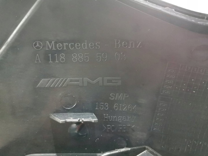 фото №16, Бампер, решітка, решітка радіатора, ґрати, підсилювач mercedes cla w118 рестайлінг amg 19.