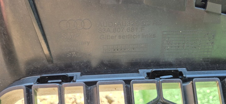 фото №12, Audi q3 rsq3 83a 18- бампер перед переднее 83a807437k