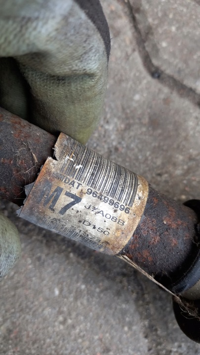 фото №4, Полуось левая chevrolet nubira 2.0d 07r