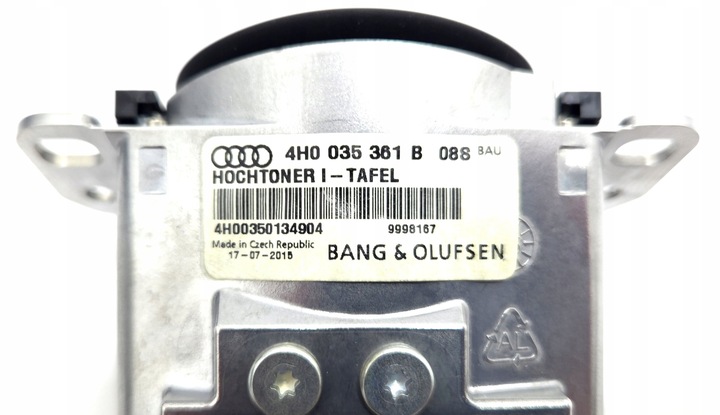 фото №9, Динамик bang&olufsen audi a6 c7 a7 4g8 a8 4h d4 4h0035361b