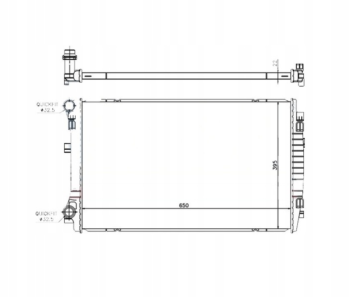 фото №9, Радиаторов do skoda yeti 2009-2013 5q0121251em