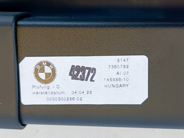 фото №10, Mini countryman f54 ролета зад багажника 7360792 задняя чёрный 51477360792