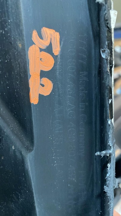 фото №9, Audi a6 c7 allroad спойлер накладка бампера перед 4g0807437ag