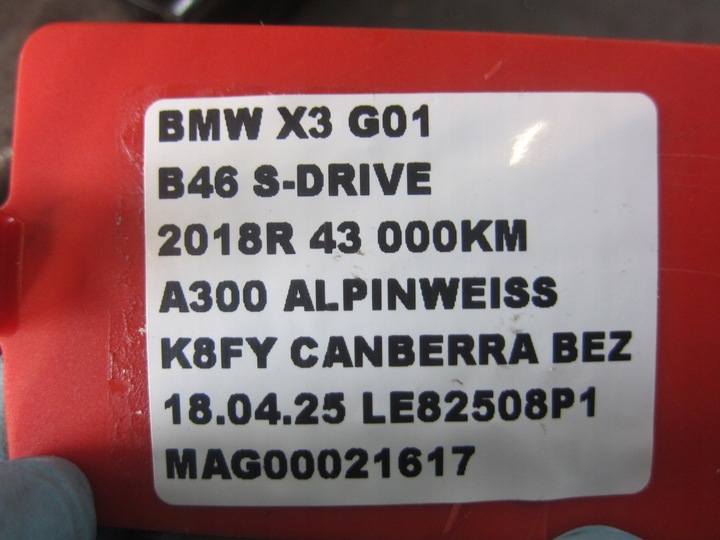 фото №9, Bmw x3 g01 s-drive балка підвішування передньої підрамник 31106891261 6891261