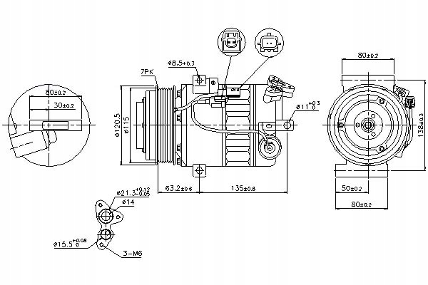 фото №12, Nissens 89392 компрессор, кондиционер