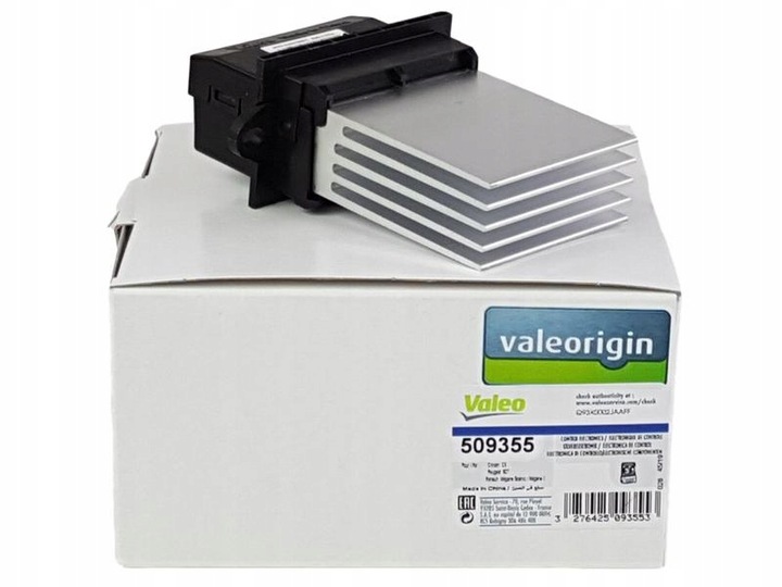 фото №12, Valeo 509355 резистор резистор вентилятор