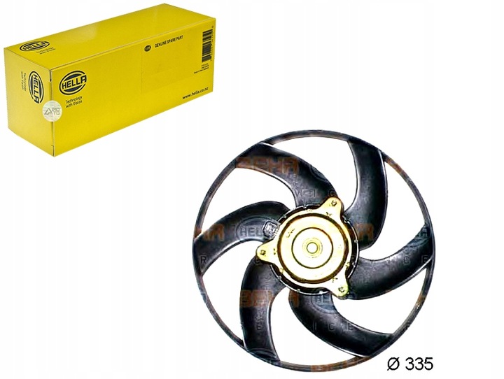 фото №1, Hella вентилятор радіатор citroen berlingo 96-