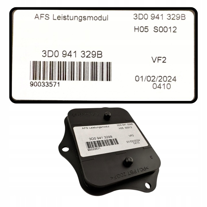 фото №3, Модуль блок управления поворота лампа afs do vw golf 7 passat b7 audi q5 3d0941329b