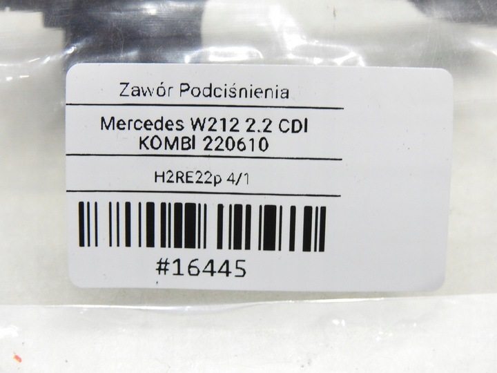 фото №9, Клапан вакуум mercedes w212 2.2 cdi